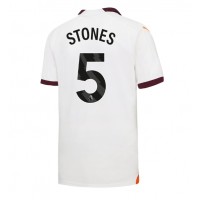 Manchester City John Stones #5 Vonkajší futbalový dres 2023-24 Krátky Rukáv